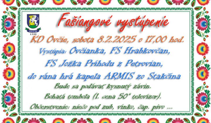 Fotka - Fašiangové vystúpenie 2025